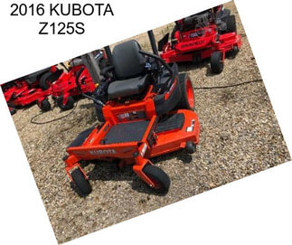 2016 KUBOTA Z125S
