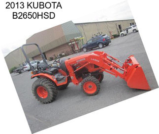2013 KUBOTA B2650HSD
