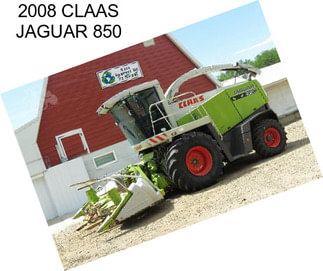 2008 CLAAS JAGUAR 850