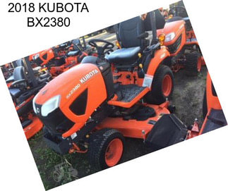 2018 KUBOTA BX2380