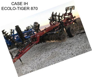 CASE IH ECOLO-TIGER 870