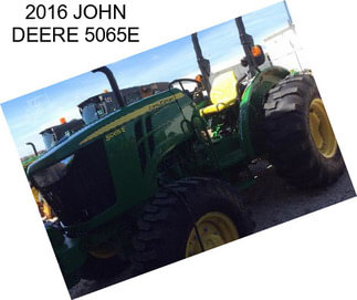 2016 JOHN DEERE 5065E