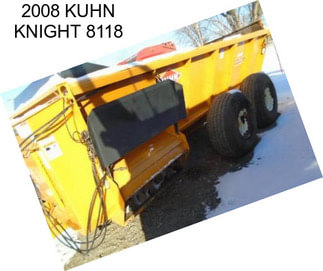 2008 KUHN KNIGHT 8118