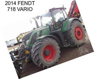 2014 FENDT 718 VARIO