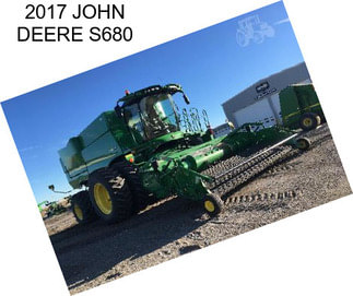 2017 JOHN DEERE S680