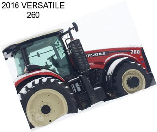 2016 VERSATILE 260