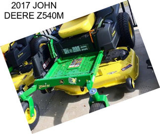 2017 JOHN DEERE Z540M