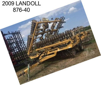 2009 LANDOLL 876-40