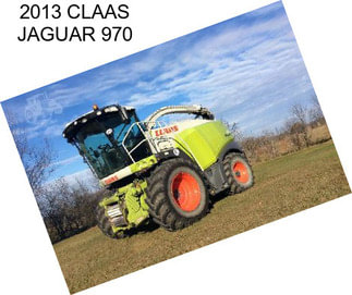 2013 CLAAS JAGUAR 970