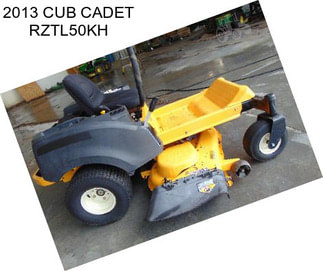 2013 CUB CADET RZTL50KH