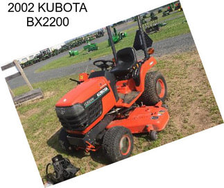 2002 KUBOTA BX2200