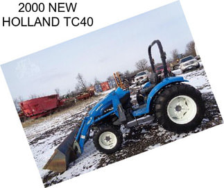 2000 NEW HOLLAND TC40