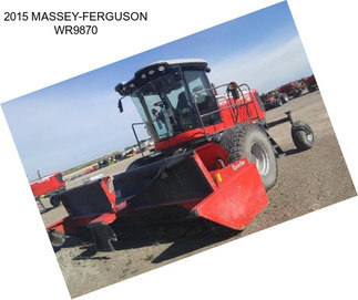 2015 MASSEY-FERGUSON WR9870