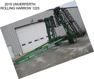 2015 UNVERFERTH ROLLING HARROW 1225