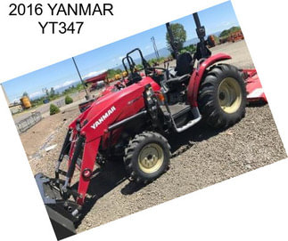 2016 YANMAR YT347