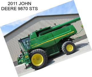 2011 JOHN DEERE 9870 STS