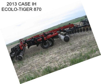 2013 CASE IH ECOLO-TIGER 870