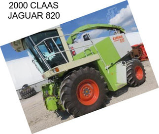 2000 CLAAS JAGUAR 820