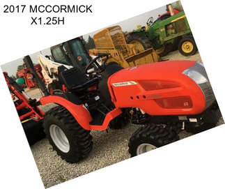 2017 MCCORMICK X1.25H