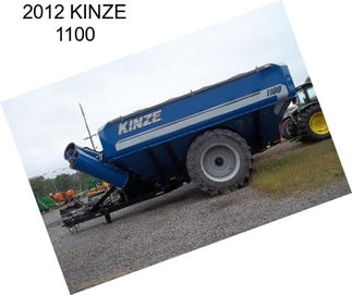 2012 KINZE 1100