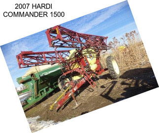 2007 HARDI COMMANDER 1500