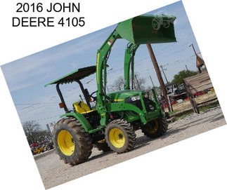 2016 JOHN DEERE 4105