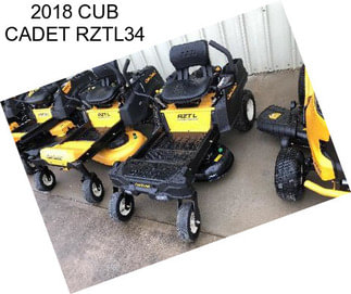 2018 CUB CADET RZTL34