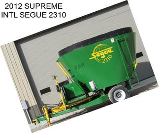 2012 SUPREME INTL SEGUE 2310