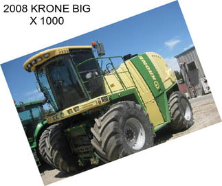 2008 KRONE BIG X 1000