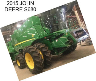 2015 JOHN DEERE S680