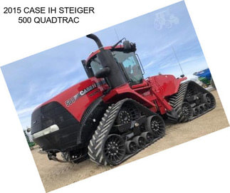 2015 CASE IH STEIGER 500 QUADTRAC