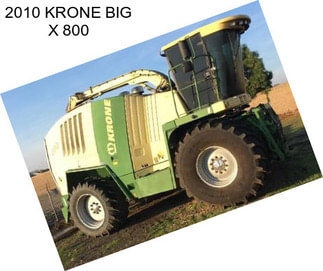 2010 KRONE BIG X 800