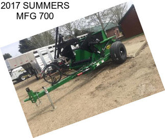 2017 SUMMERS MFG 700