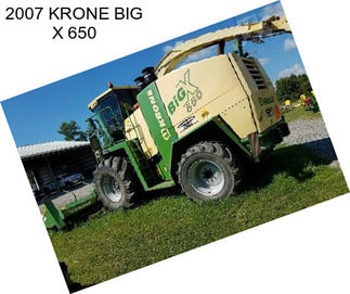 2007 KRONE BIG X 650