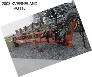 2003 KVERNELAND PG115