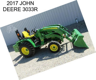 2017 JOHN DEERE 3033R