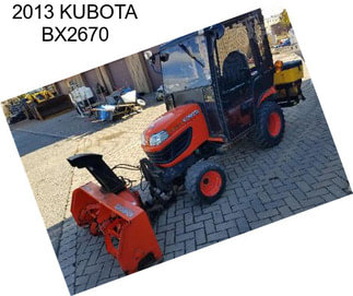 2013 KUBOTA BX2670