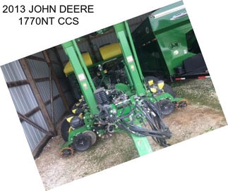 2013 JOHN DEERE 1770NT CCS