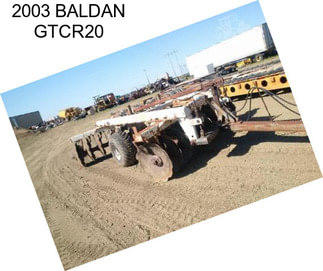 2003 BALDAN GTCR20