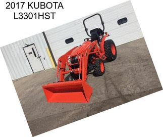 2017 KUBOTA L3301HST