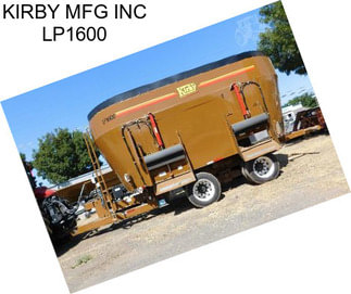 KIRBY MFG INC LP1600