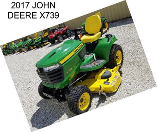 2017 JOHN DEERE X739
