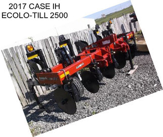 2017 CASE IH ECOLO-TILL 2500