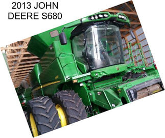 2013 JOHN DEERE S680