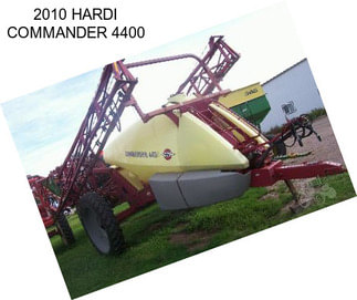 2010 HARDI COMMANDER 4400