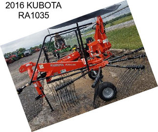 2016 KUBOTA RA1035