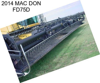2014 MAC DON FD75D