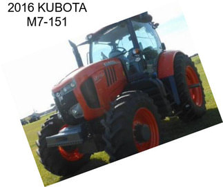 2016 KUBOTA M7-151