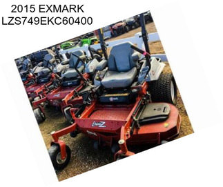 2015 EXMARK LZS749EKC60400