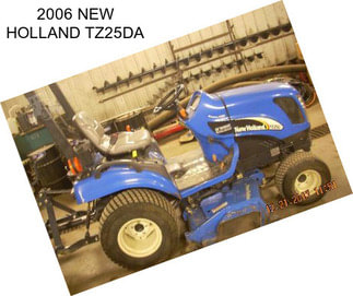 2006 NEW HOLLAND TZ25DA